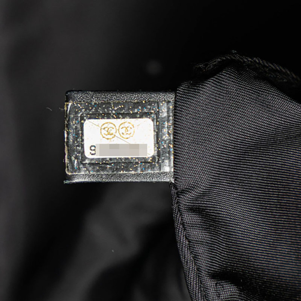 CHANEL Black Leather Logo Shoulder Bag - Picture 11 of 12